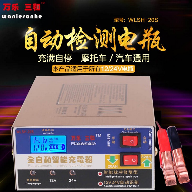 Wanley San and Charger Car 12V Battery Dumper Volkswagen 24V Hydro battery Charger Wlsh-20S
