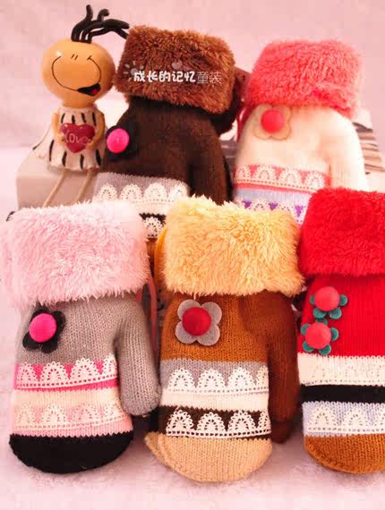 Gants pour fille en de laine - Ref 2150347 Image 7