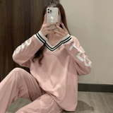 Милая мультяшная пижама, зимний лонгслив, осенний комплект для школьников, в корейском стиле