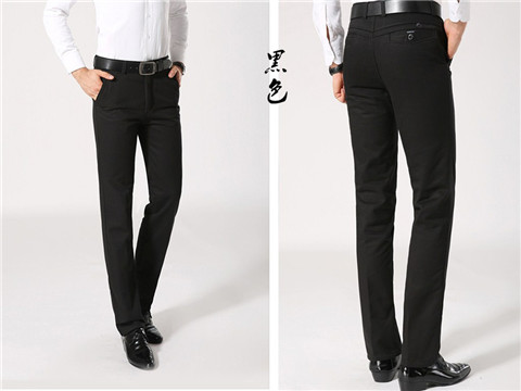 Đặc biệt hàng ngày trung thu mùa thu và mùa đông dày lỏng lẻo quần cotton giản dị trung niên eo cao cộng với quần nhung nam dày quần tây âu