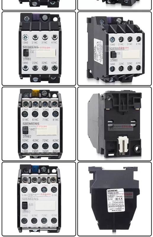 Contactor AC Siemens chính hãng 3TH80/3TH82/22E/31E/40E/44E/53E/62E-0X