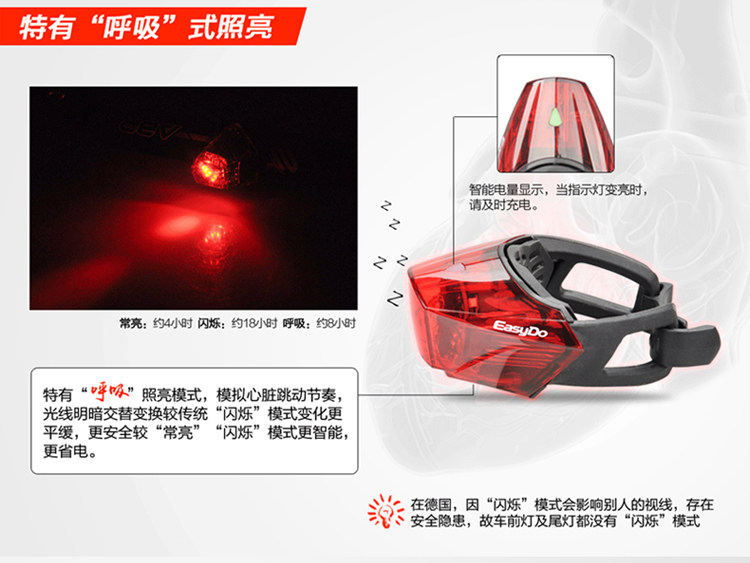 Eclairage pour vélo EASYDO - Taillights - Ref 2397765 Image 10