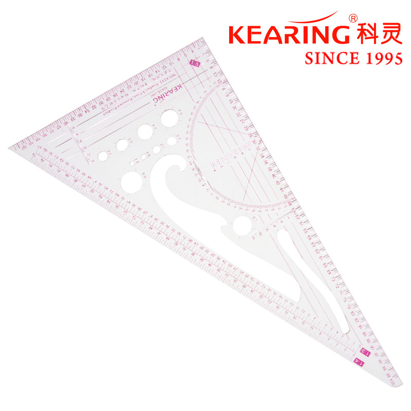 Kearing Multi-functional Scale Triangle 8345 Clothing Panel Tool 1: 3: 4: 5