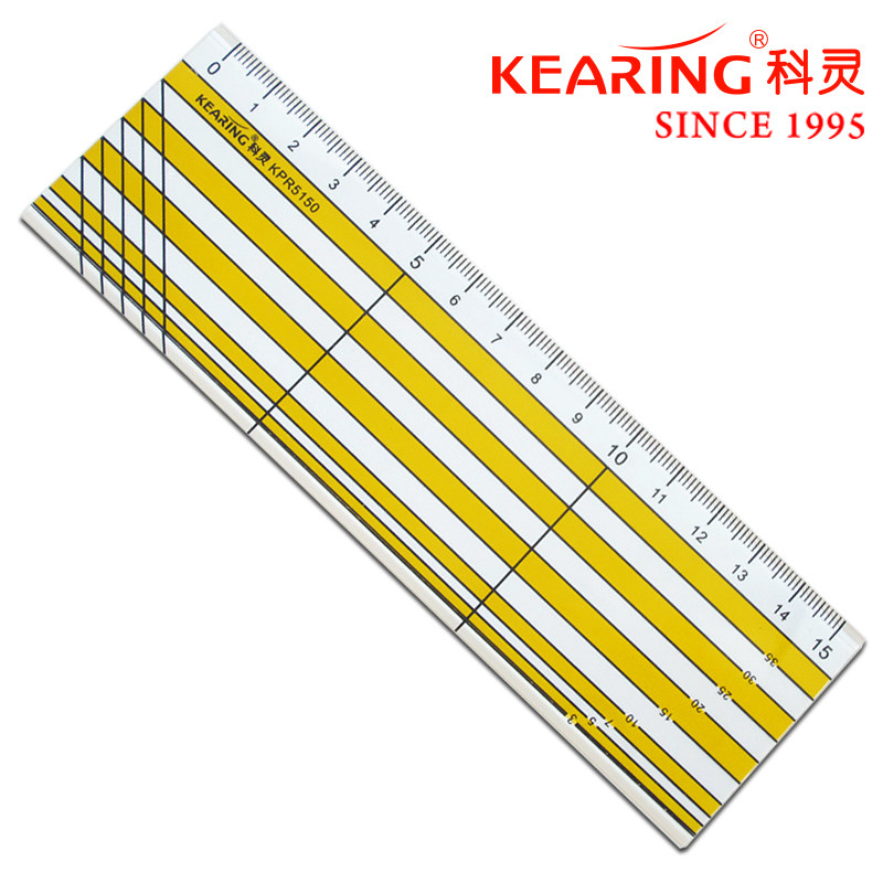 KEARING 15CM ACRYLIC PATCHWORK RULER HAND CUTTING RULER 2MM THICKNESS CUTTING RULER KPR5150