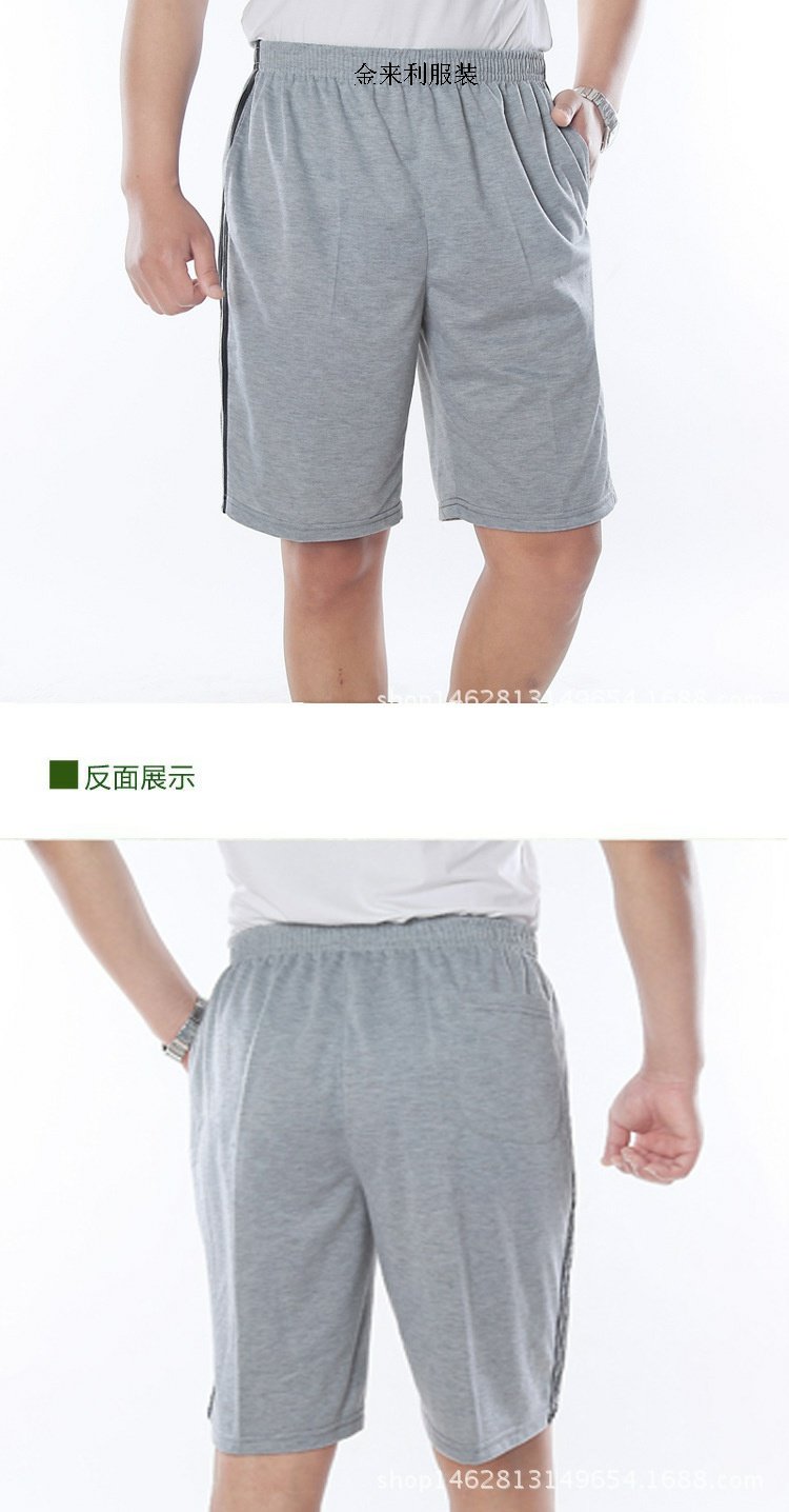 Mùa hè 2018 mới dành cho nam trung niên quần short 5 quần thun eo rộng cho người trung niên quần short nam