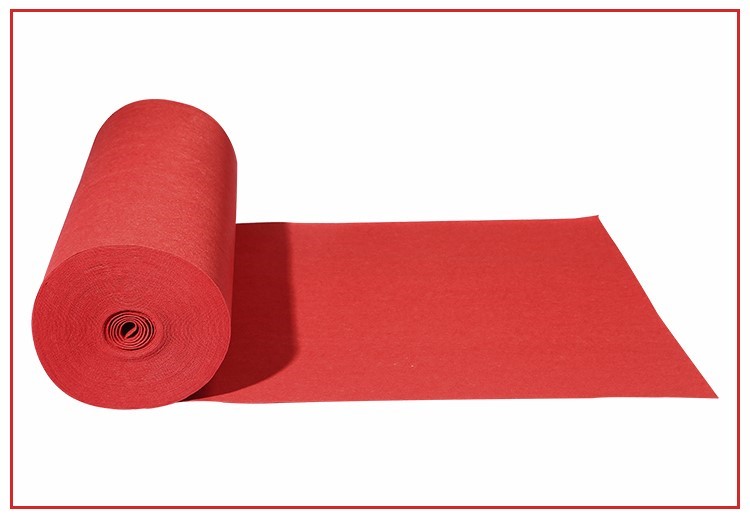 Kết hôn với một thảm đỏ chào đón cửa hàng đám cưới dùng một lần đơn giản thảm không trơn trượt nhà đỏ thảm sàn hình chữ nhật - Thảm thảm tròn