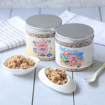 Pick up the taste of Dad baby meat floss Childrens supplement without adding childrens canned nutrition bibimbap sesame seaweed pork floss