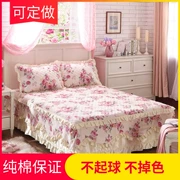 Khăn trải giường giường bông váy trong một mảnh 1.5m1.8 m giường dày váy cotton giường bông bìa trượt có thể được tùy chỉnh bedspread - Váy Petti