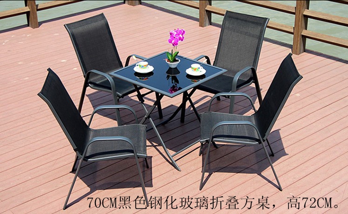 Wrought sắt Starbucks giải trí ngoài trời bàn ghế ban công sân vườn kết hợp năm hoặc bảy bộ của Giang Tô, Chiết Giang và An Huy bàn ghế ăn ngoài trời