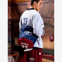 ANB2024 Spring and Summer LOWER33 Contrast Color Bottom Nylon Sports Basketball Bag (Navy Blue)