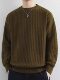 High-end sweater men's American retro texture autumn and winter 2026 new heavyweight loose wool-containing bottoming top for men