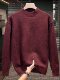 High-End Half-Turtleneck Sweater for Men, 2025 Autumn and Winter Long-Sleeve Base Knitwear, Warm and Thickened Mid-Neck Knitwear