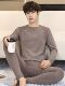 DeRong Fever Teenagers' Thermal Underwear Men's Suit Middle and High School Students' Bottoming Shirts Autumn and Winter Autumn Clothes and Autumn Pants