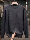 High-End Half-Turtleneck Sweater for Men, 2025 Autumn and Winter Long-Sleeve Base Knitwear, Warm and Thickened Mid-Neck Knitwear
