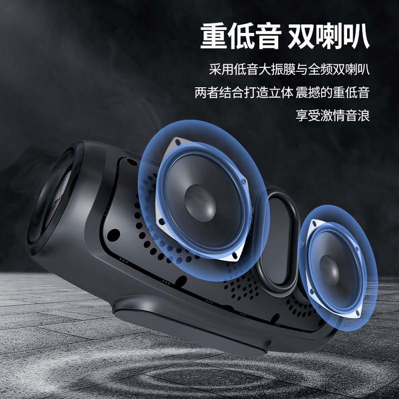Fanatic S37L Square Dance Speaker Bluetooth Outdoor Speaker High Volume Portable Home Subwoofer with Card Slot