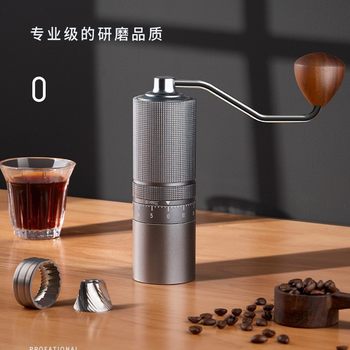 Hand-Cranked Coffee Grinder Portable Coffee Bean Grinder Manual Grinder Hand-Brewed Italian Style Adjustable Thickness