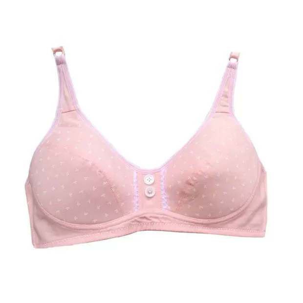 2 mảnh cotton bra bra bra không có vành phát triển thời kỳ sinh viên bra bra bra ba vú