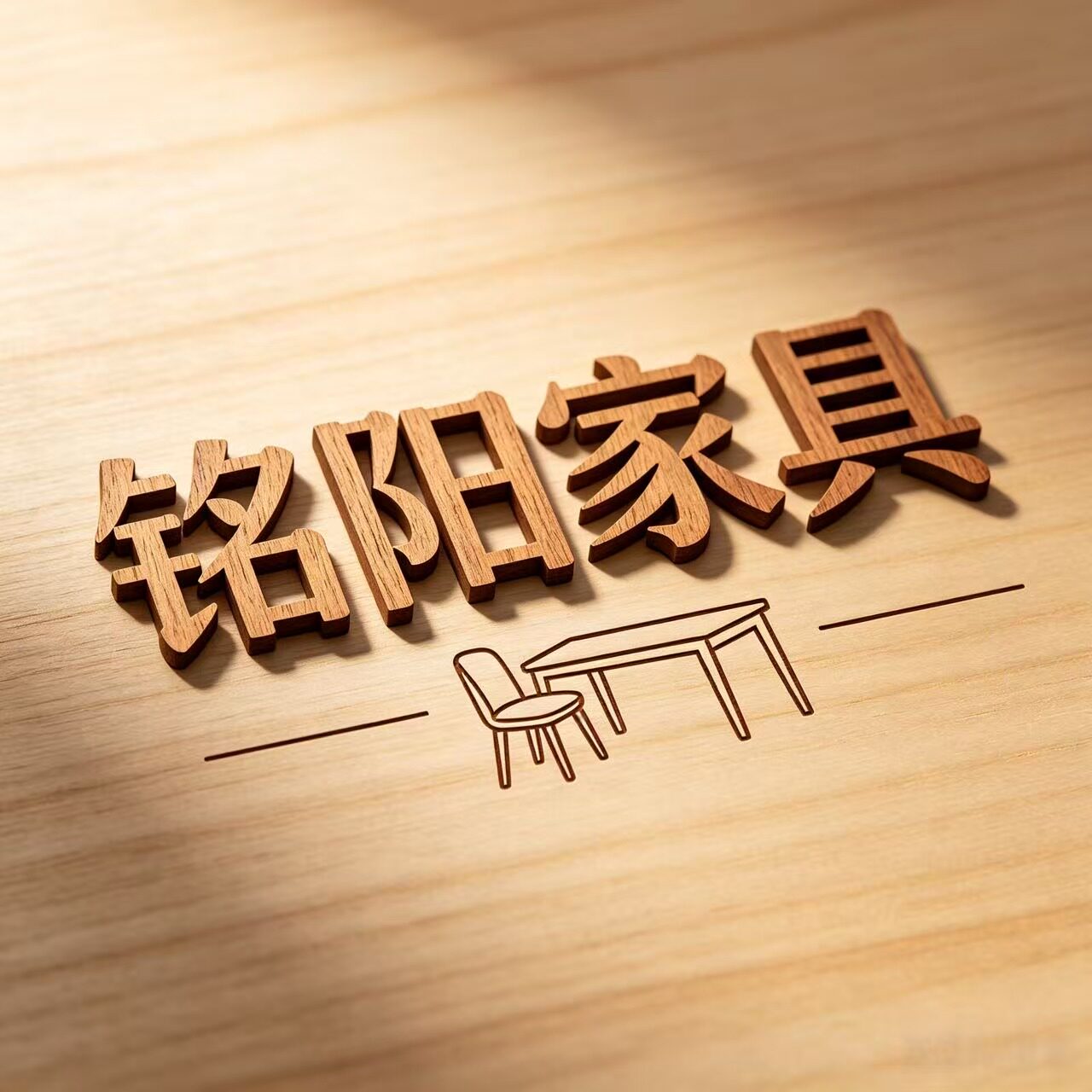 铭阳家具的LOGO