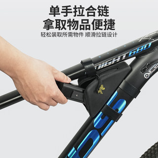 硅胶小布三角包适用brompton折叠自行车配件车架工具收纳包