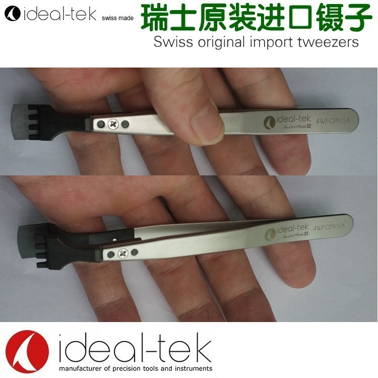 4 inch wafer tweezers Swiss original imported PEEK antistatic high temperature resistant laboratory chip clip 4WFCPR SA