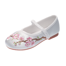Girls Hanfu shoes ancient costume embroidered shoes ethnic old style old Beijing little girl princess cloth shoes Chinese style summer