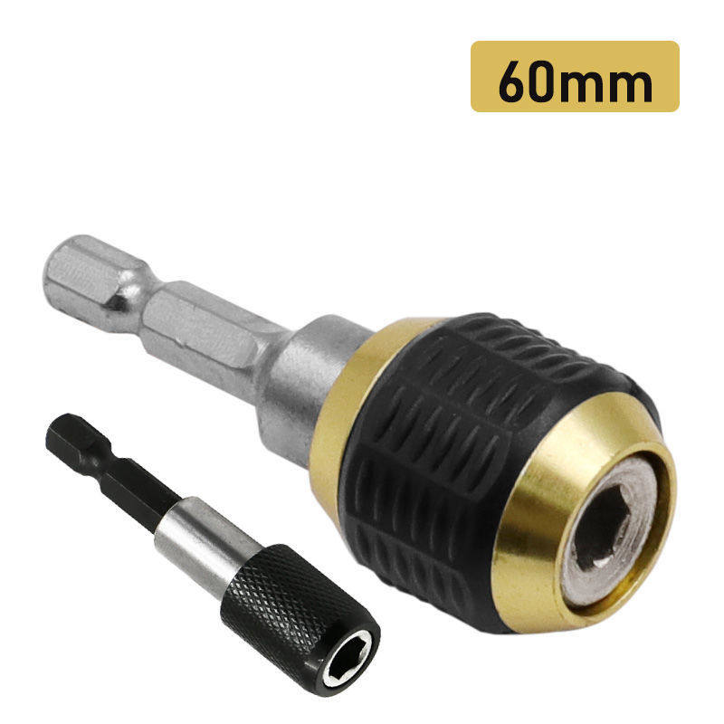 Hexagonal Shank Large Head Pop-up quick and self-locking Electric drill driver lengthened Fast conversion Batch head Extension