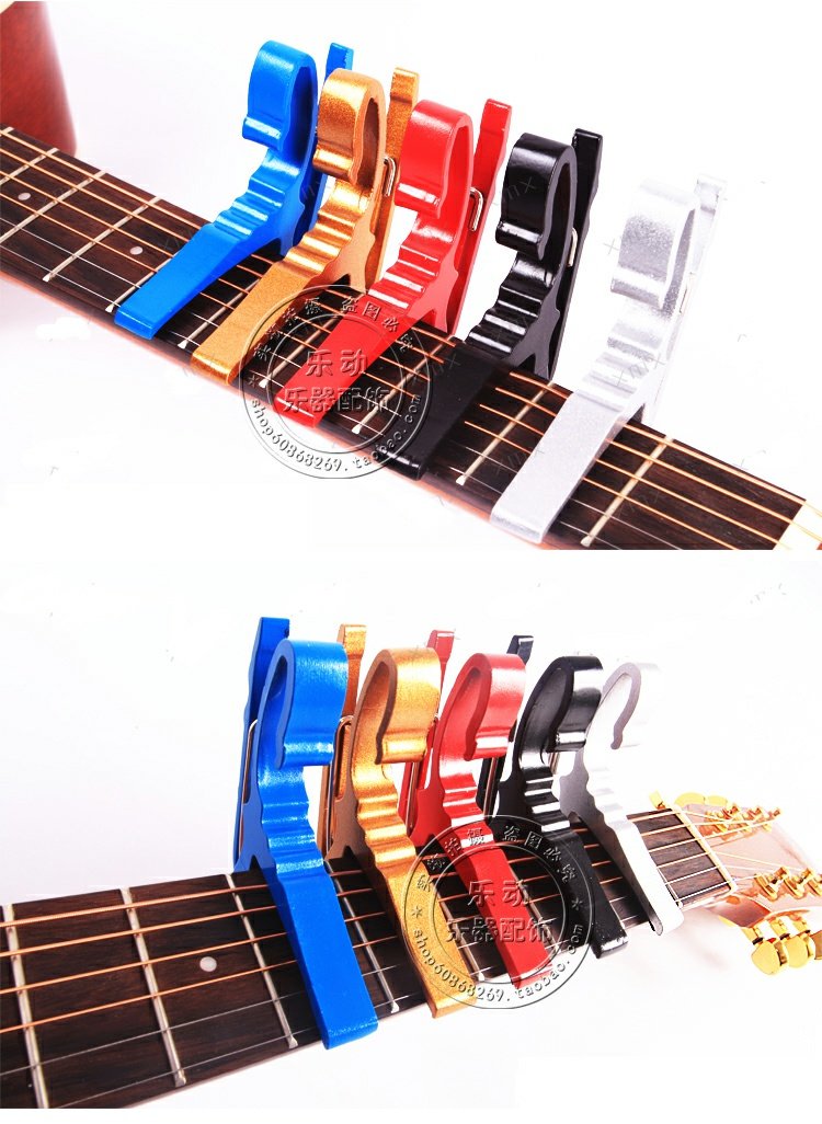 Guitar Capo Metal Capo Acoustic Guitar Cổ điển Guitar Phụ kiện chuyển tiếp phổ biến dây đàn guitar điện