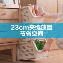  Camellia kitchen storage rack Vegetable condiment storage rack Floor frame multifunctional multi-layer storage rack basket