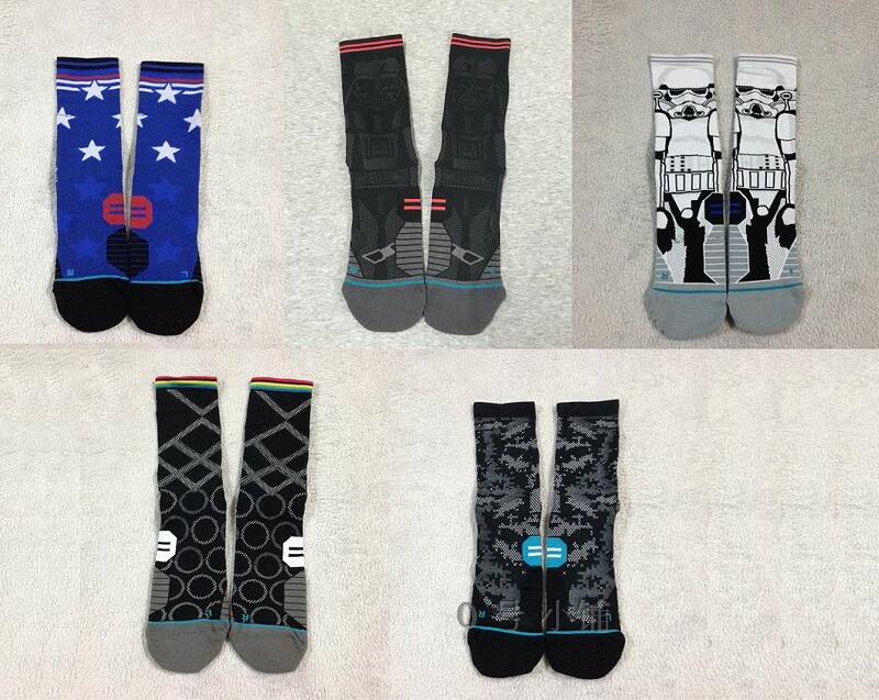 Quick-Drying Running Socks, Thin Towel-Soled Sports Socks, Star Wars Darth Vader, White Warrior, Wade Harden