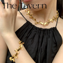 TheTavern JUNWEILIN x KAYGUO clasp Tintin 925 silver plated 18K gold bracelet