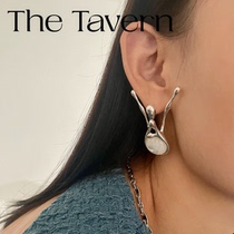 TheTavern niche independent designer Loose Euds925 silver natural Fritillaria earrings earrings