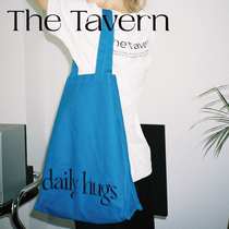TheTaverndaily hugsnew color scheme strikes 7-color design large-capacity embroidered canvas bag