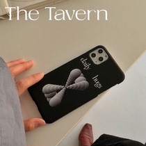  TheTavern x Monbraeedaily hugsdesign iPhone black hand oil mobile phone case