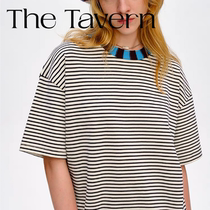 TheTavern Shortsentence 21 autumn and winter stitching color wool knit collar T-shirt big Profile 3 colors