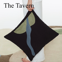 TheTavern DeVeev Blue Slow-Flowing high density canvas embroidery home color pillow