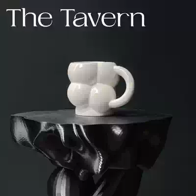 TheTavern X elwll series cooperation close oggetti ceramic Cloud Cloud mug