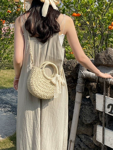 Соломенная сумка на одно плечо, портативная сумка через плечо, корзина, популярно в интернете