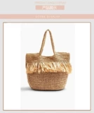 Модная соломенная вместительная и большая сумка на одно плечо, пляжная сумка через плечо, городской стиль