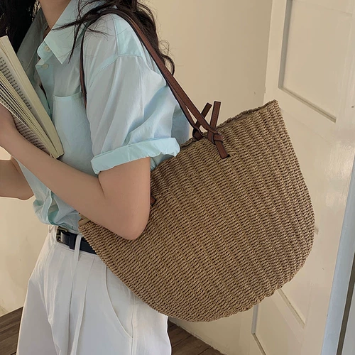 Плетеная универсальная сумка, пляжное ведро, «сделай сам»