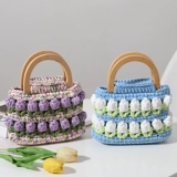 Портативная ручка, ароматизированная вязаная сумка ручной работы, крючок для вязания, набор материалов, «сделай сам»