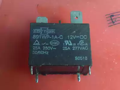 Second-hand air conditioning relay Matsukawa 891WP-1A-C 5V 12V 24VDC 102F-25A