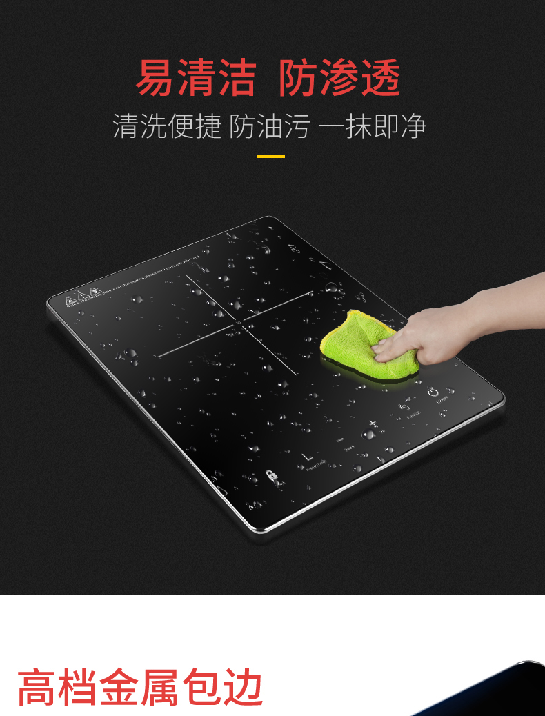 Bếp điện từ nhúng gia dụng Bếp đơn Bếp công suất cao Điện nổ gốm Bếp lò thương mại 3000W Lẩu nướng - Bếp cảm ứng bếp từ electrolux