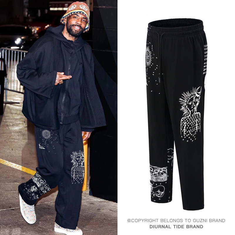 Owen's Style Pants American Basketball Training Sports Trousers Indian Style Casual Straight-Leg Men's Sweatpants Trendy