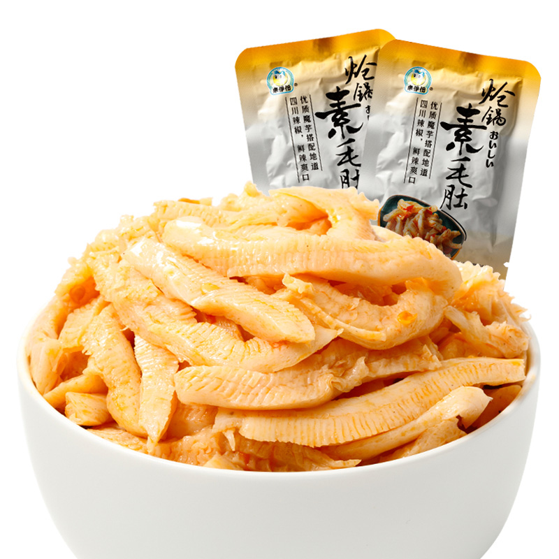 Laiyi official recommendation Rice cooker Vegetarian belly 250g Soy products Vegetarian meat fresh spicy food Konjac snacks snacks