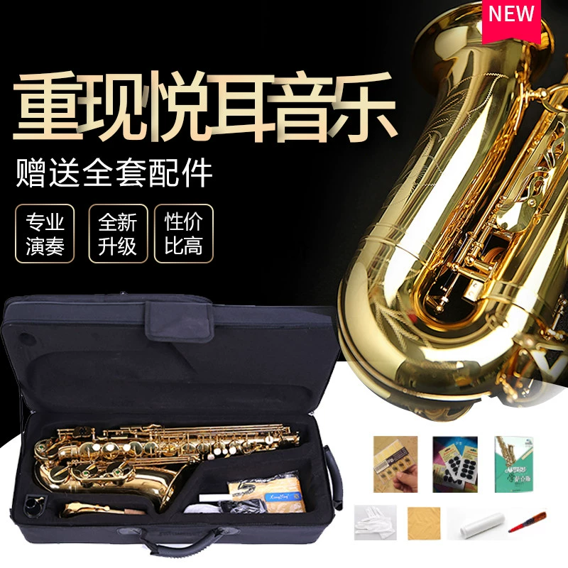 Nhạc cụ saxophone TAAN cao cấp dành cho người mới bắt đầu Biểu diễn ống gió saxophone alto alto dạng E-phẳng dành cho người lớn - Nhạc cụ phương Tây