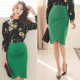 Duowu spring and summer slimming high-waisted midi skirt ol suit skirt for women