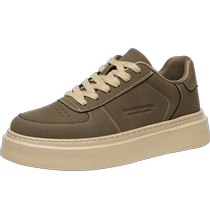 Heightening retro workwear British sneakers for men summer new mens sports and leisure thick-soled inner height increasing shoes for men 10cm