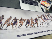 Cobimanba evolutionary history Mouse mat NBA star Lakers fan gift student game oversized mouse table mat