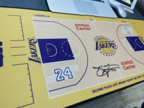 Cosby retired field board Mouse mat NBA star Lakers fan gift student game oversized mouse table mat