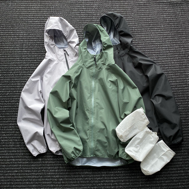 Gdw Lightweight Functional Outdoor Running Fully Taped Softshell Jacket with Hood, Waterproof Jacket